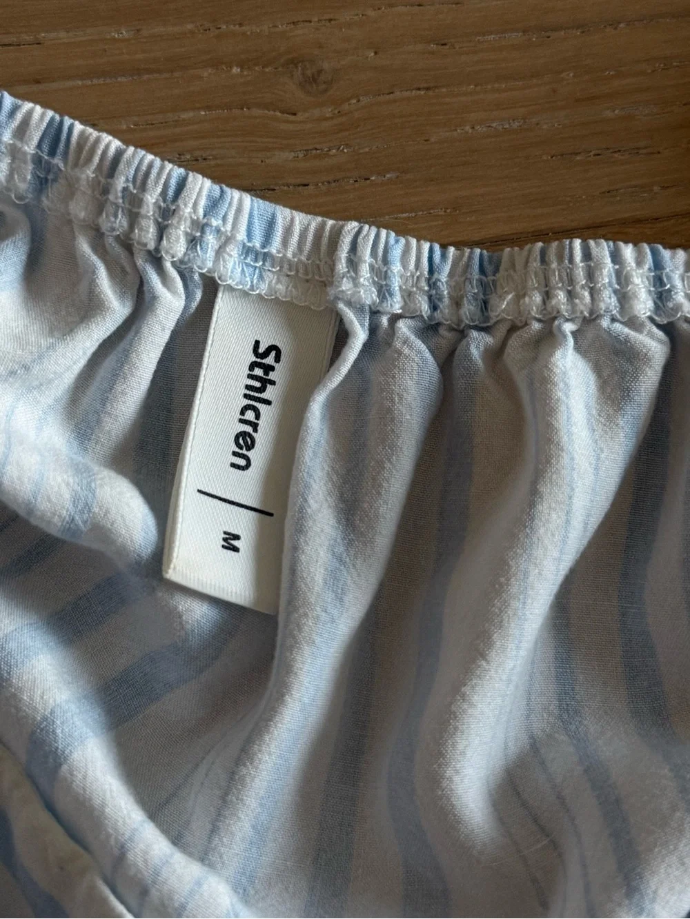 Striped Blue Cotton Set